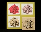 picture show rubber stamp "rose"