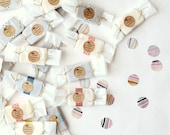 25 Wedding Soap Favors - Wrapped Handmade Favors - Vegan Cold Process Soap - Bridal Shower or Birthday Party Favors