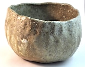 Handmade Terracotta Organic Ceramic Bowl Textured White Glaze