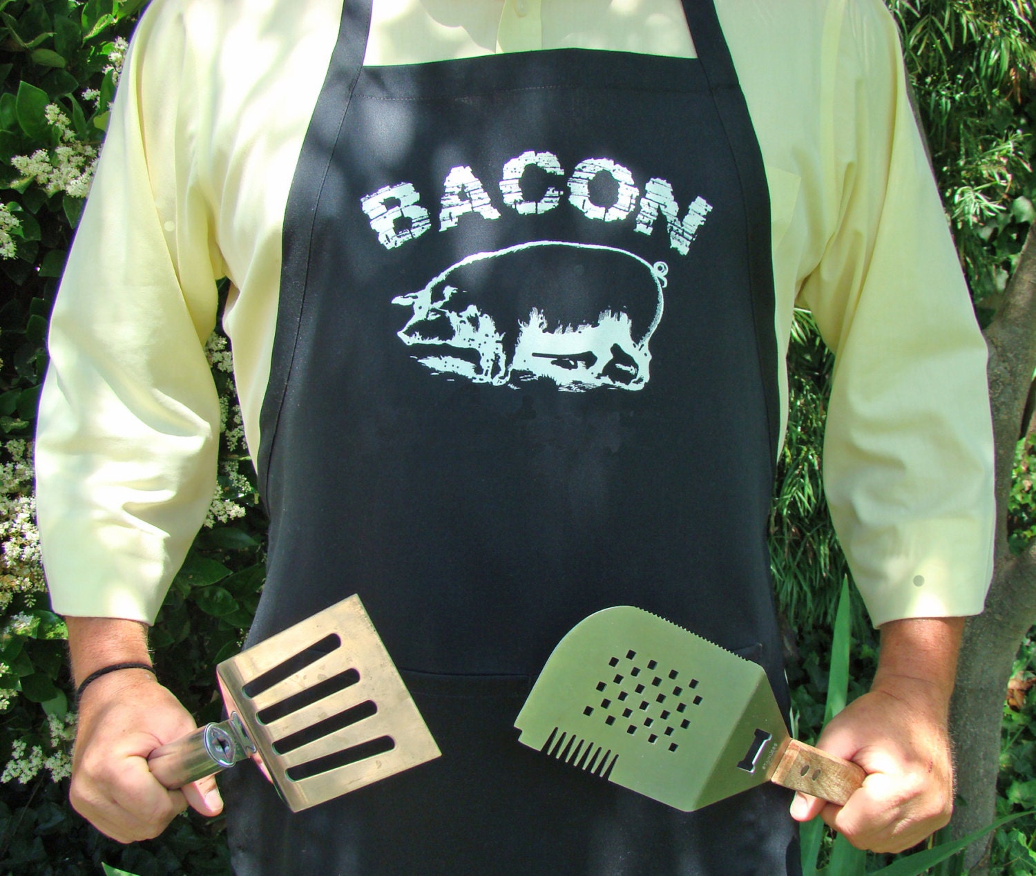 BBQ Apron - Bacon - Hog- Father's Day Gift
