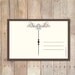 Save The Date Card or Magnet Vintage Classy Wedding