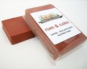 Rum and Coke soap - spiced rum and cherry cola soap from Aromaholic