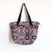 Vintage Tapestry Woven Tote Bag - Navajo Ethnic Pattern