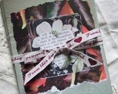 Valentine Card - golds & reds