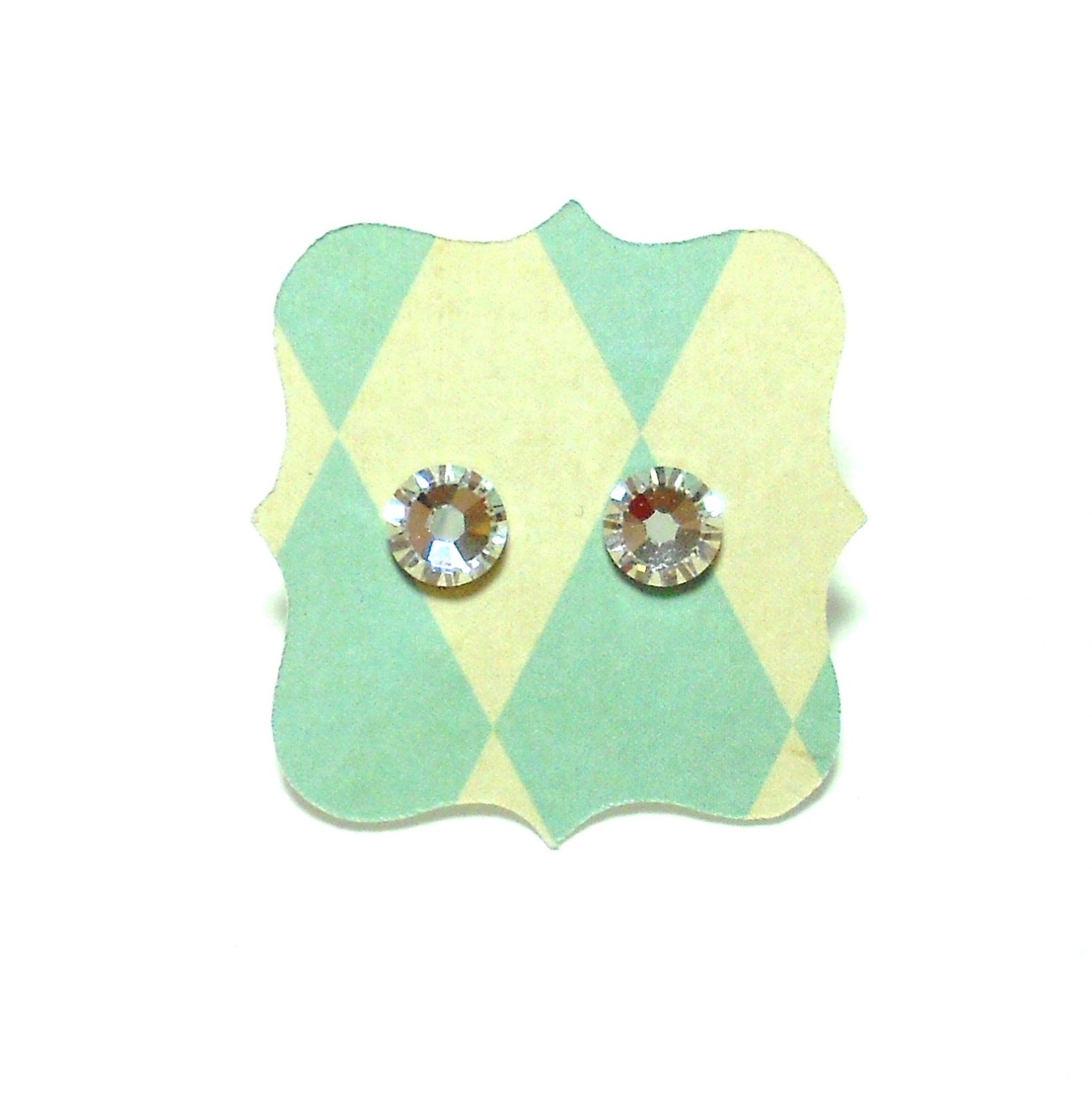 Swarovski Crystal Stud Earrings in Crystal Clear - Crystal Studs - Swarovski Studs