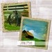 Rustic Charm 4x4 inch Printable Squares Digital Collage Sheet - Buy 3 Get 1 Free