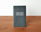 black moleskine style journal: greatest thing since sliced bread