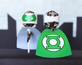 Superhero Collection. GREENLANTERN Caped Cutouts. DIGITAL DOWNLOAD. DiY Printable Design. Pinkadot Shop