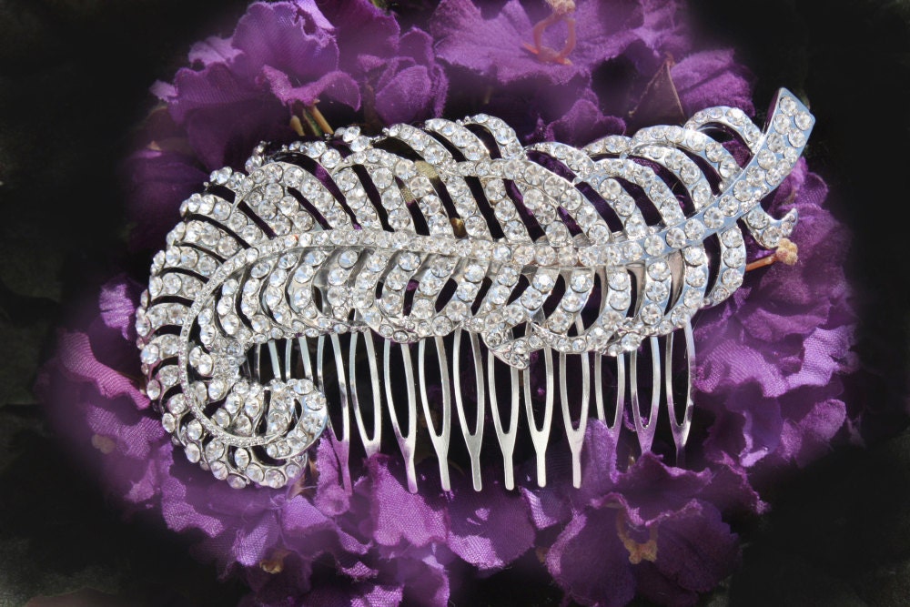 Large crystal hair comb,Bridal hair accessories, wedding hair comb rhinestone,crystal wedding comb, bridal hair comb crystal,bridal comb