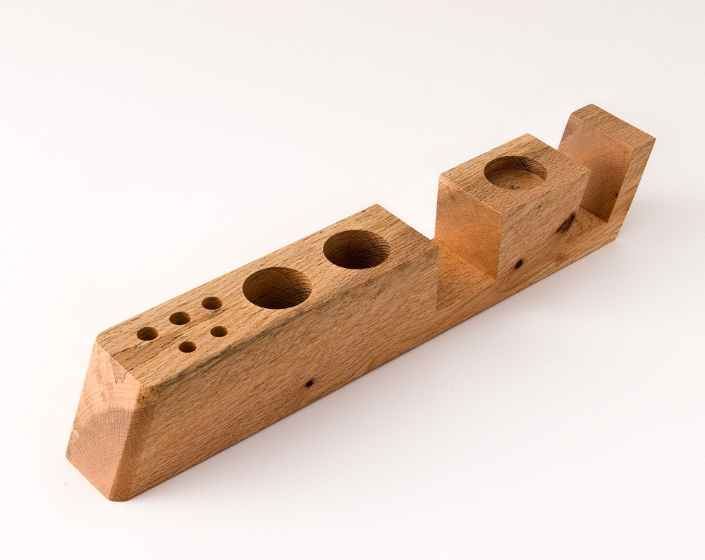 Large Desk Organizer Wood Office Organizer Desk Storage AUGUST