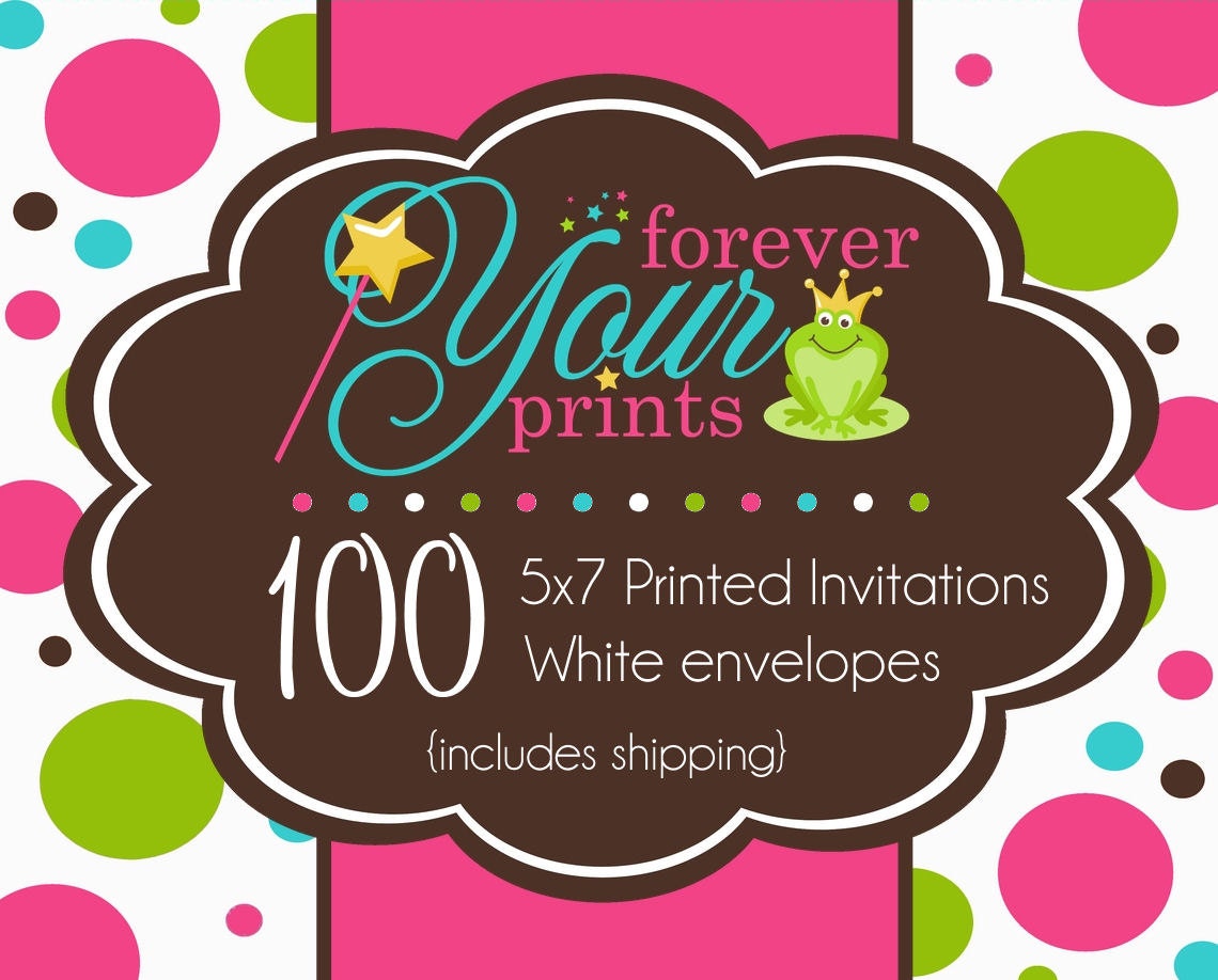 100 Professionally Printed 5 x 7 Cards - PRINTING SERVICE Il_570xn