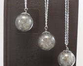 Dandelion Orb Pendant,  A perfect little graduation Necklace.