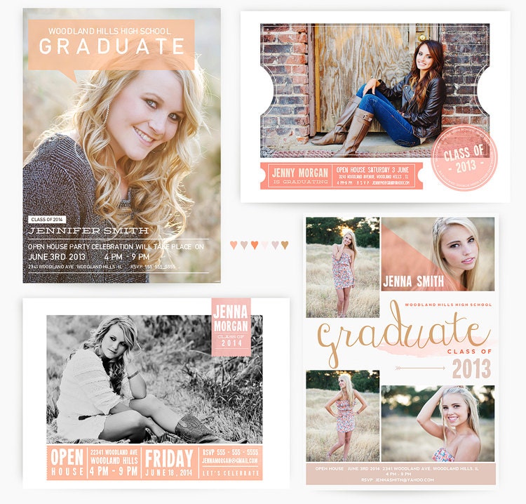 Magazine Style Senior 5x7 WHCC Cards