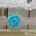 Breakfast at Tiffany's Bridal Garter set With Coordinating Toss Garter White Stretch Lace and Shabby Chiffon Flower