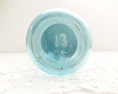 Lucky 13 Old Blue Ball Perfect Mason Jar Quart & Lid Wedding Farmhouse Cottage Charm Chic Rustic