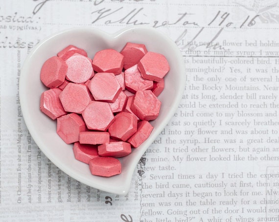 Rose Pink Sealing Wax Beads