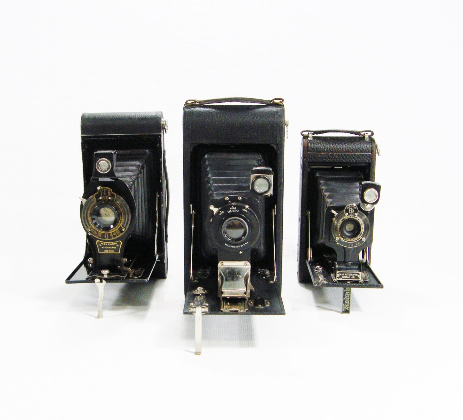 one Vintage Folding Bellows Camera home decor