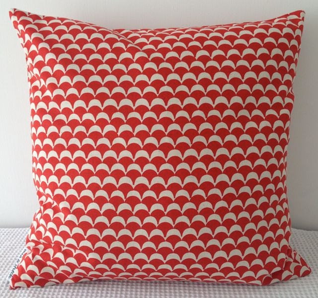Japanese wavy geometric pattern cushion cover, slip cover, throw pillow, decorative cushion, accent pillow