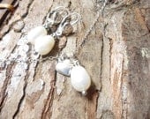 Freshwater Pearls And Sterling Silver Gift Set Mothers Day Gift Special Gift Anniversary Gift