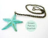 Turquoise Green Patina Starfish