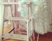 Custom beautiful vintage millinery flowers veil garland crown pastels