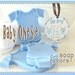 15 BLUE BOY ONESIE Baby Shower Soap Favor Pack - personalized, custom gift tag, bib, scented, baby boy, gift wrapped, bib, brown