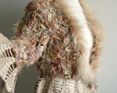 Brown Beige Cardigan, Ready To Ship, Gift for Her, Gift For mom