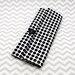 Circular Knitting Needle Case - Black and White Polka Dots and Numbers