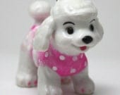 White PUPPY Dog figure Pendant Charm So cool for Kawaii Necklace Statement Jewelry