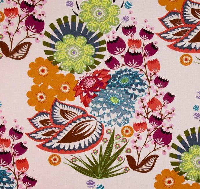 Anna Maria Horner Fabric LouLouThi Summer Totem Grapefruit by the yard