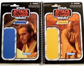 Mace Windu and Obi-Wan Kenobi Recycled Vintage Style Star Wars AOTC Notebook