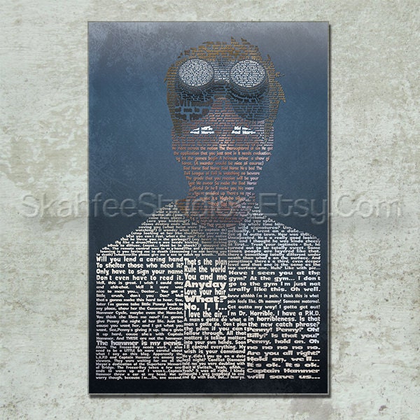 Doctor Horrible Poster Art Print 11x17 Typography