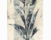 PLANT original mixed media paper