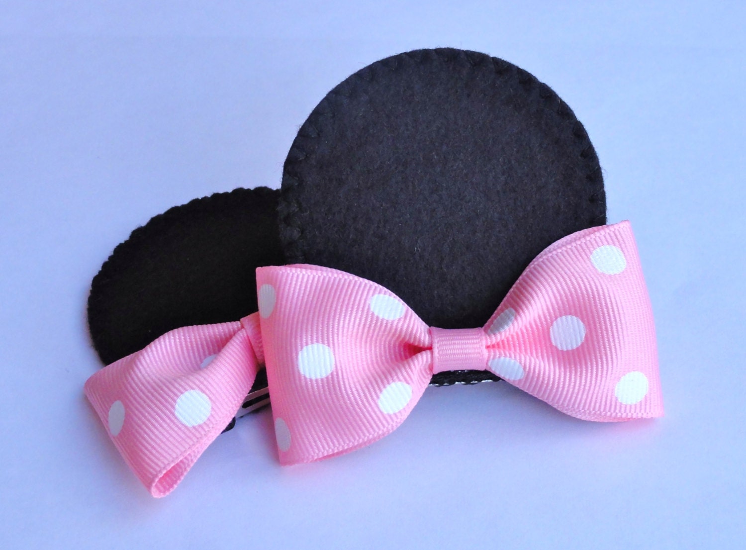 Minnie Mouse Ear Hair Clips (Set of 2)