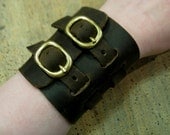 Aged Leather Wrist Cuff - Firefly, Johnny Depp