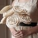 Poetry Roses - Paper Flowers made from Vintage Poetry Book Pages, One Half Dozen