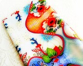 One Yard of Original Designer Artist's Fabric - in ELEMENTS print - Custom made to order