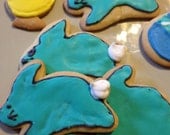 Boffo blue House Bakery Spring Into Easter with the Bunny, Chick, and Egg Decorated Sugar Cookies 1 doz assorted