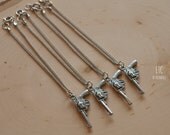 CLEARANCE Silver Pistol Bracelet
