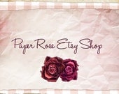 Grunge Paper Rose Etsy Shop