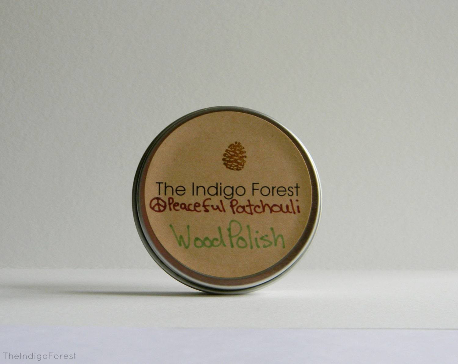 All Natural Peaceful Patchouli Beeswax Wood Polish  ( 2 oz.)