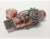 Steampunk 32GB USB Flash Drive Model 379 in a Tin Box