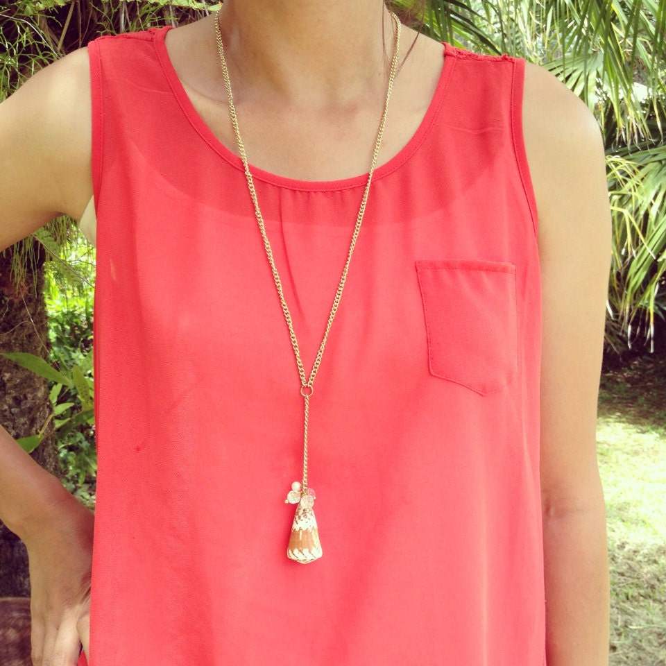 Authentic Hawaiian Cone Shell Necklace