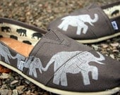 Elephant Custom TOMS Shoes