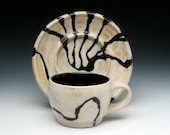 Ceramic Cup and Saucer Set