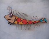Twisted Toona, Original Found Object Sculpture, Wood Carving, Wall Art, by Fig Jam Studio