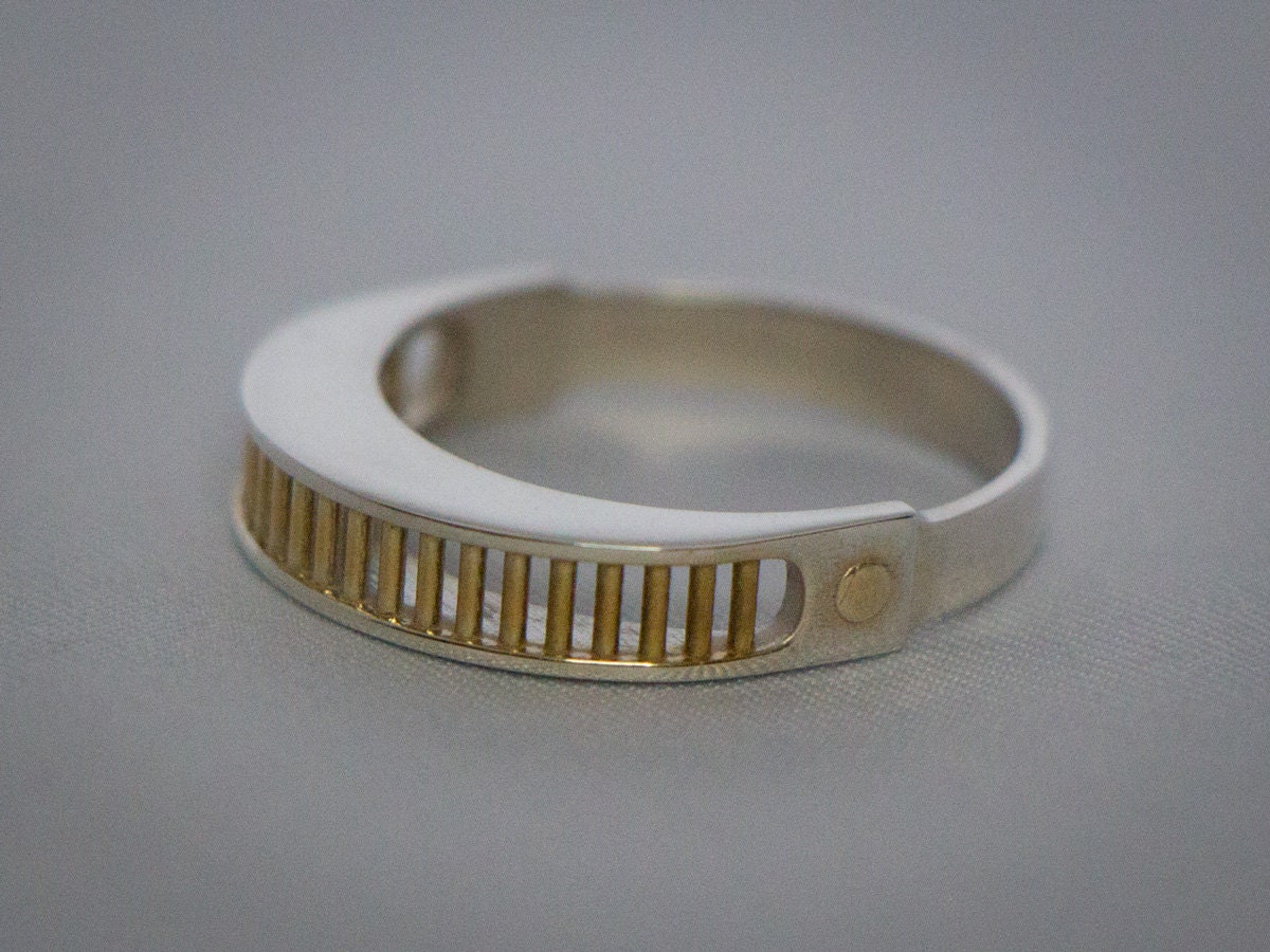Star Trek TNG Geordi LaForge VISOR ring sterling silver