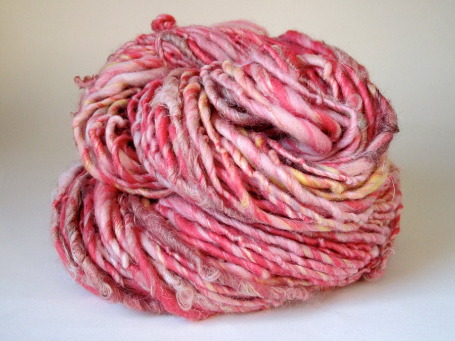 Bermuda - Handspun Bulky Art Yarn with Slubs