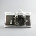 Vintage Nikon F Camera Printed Pillow