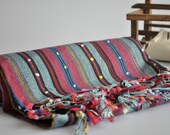 Handwoven Turkish BaTh ToWel - Multicolor Peshtemal  - Cotton